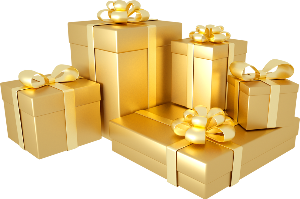 Gold Gift Boxes